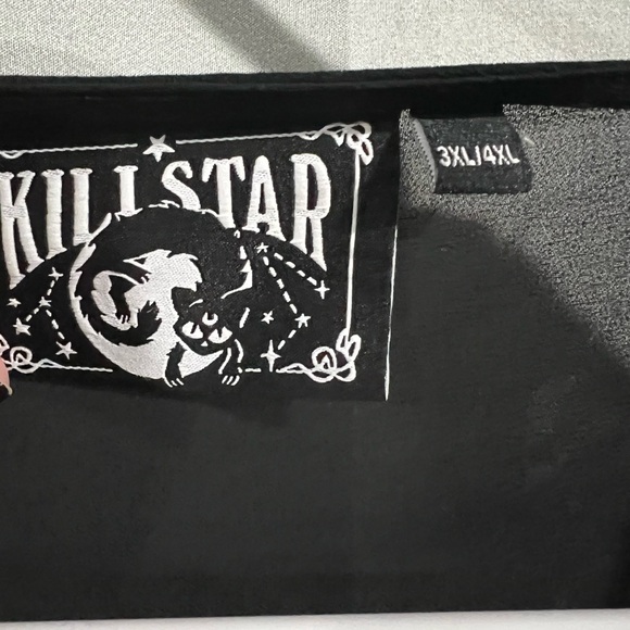 Killstar Black Lace Kimono Top - Picture 2 of 3